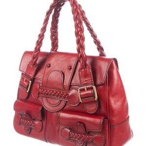 Valentino Leather Histoire Tote